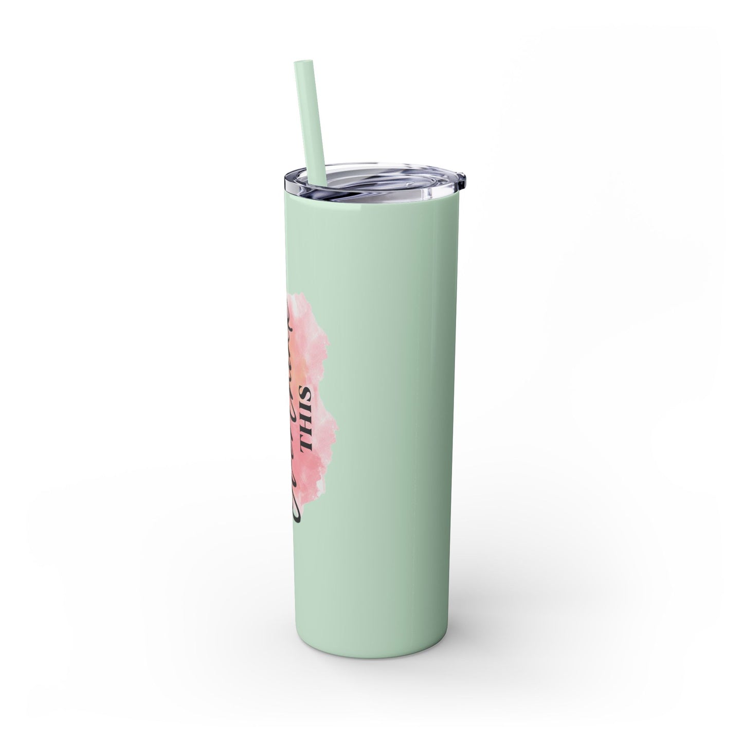 Skinny Tumbler with Straw, 20oz