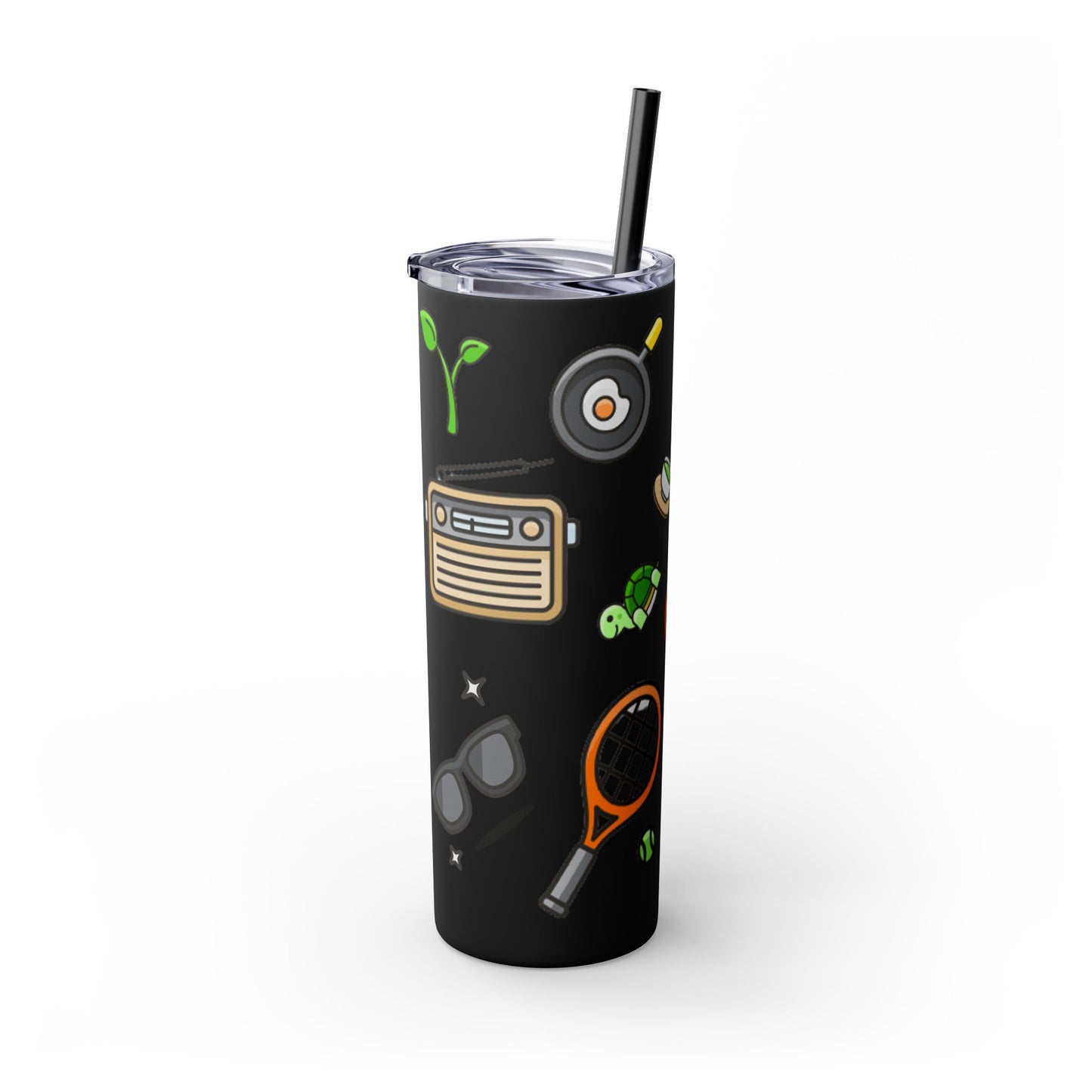Skinny Tumbler with Straw, 20oz