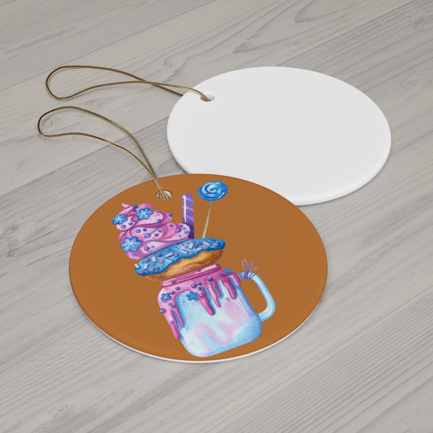 Ceramic Ornament, 4 Shapes