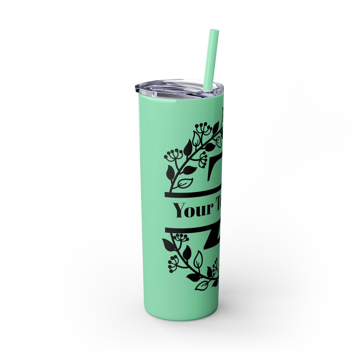Skinny Tumbler with Straw, 20oz