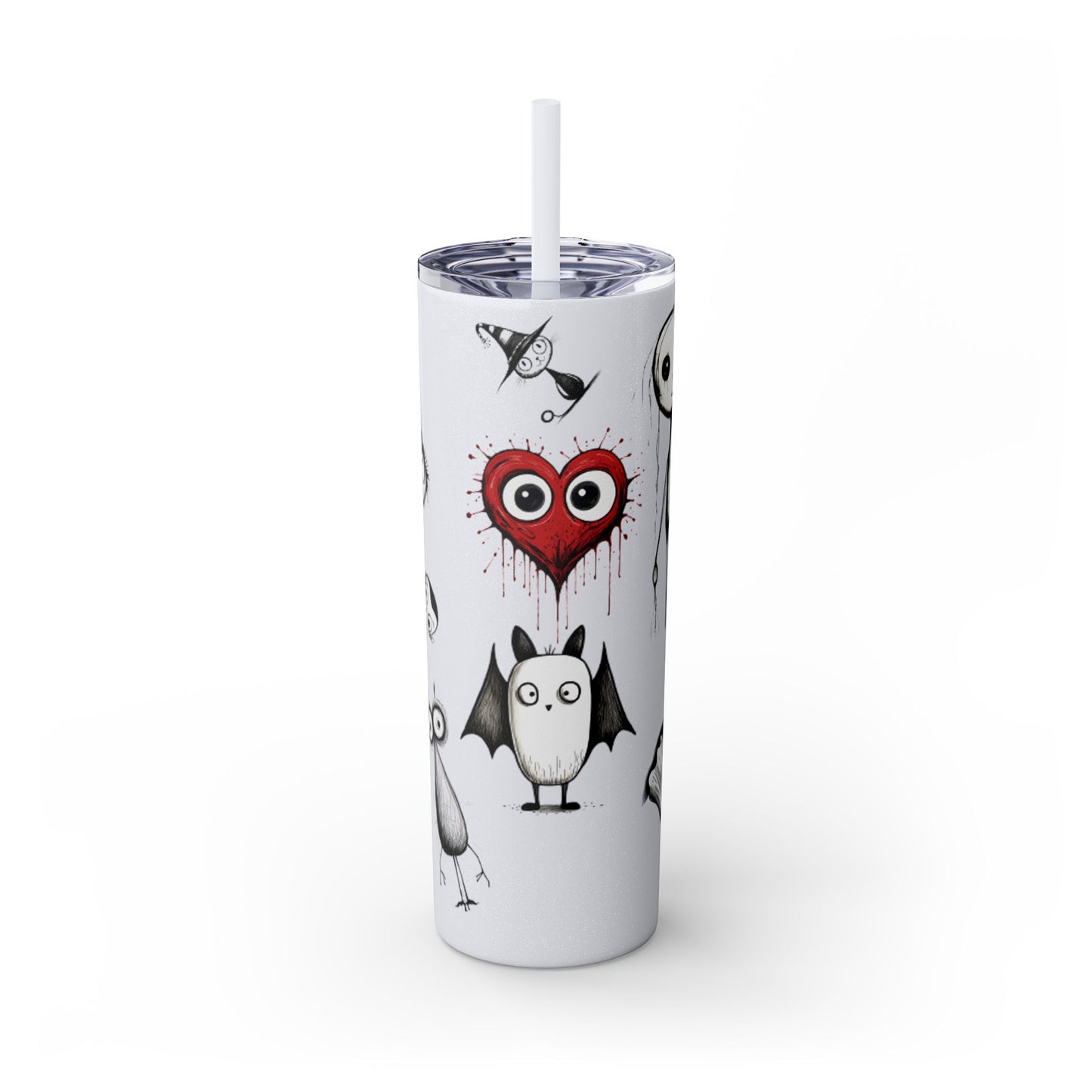 Skinny Tumbler with Straw, 20oz