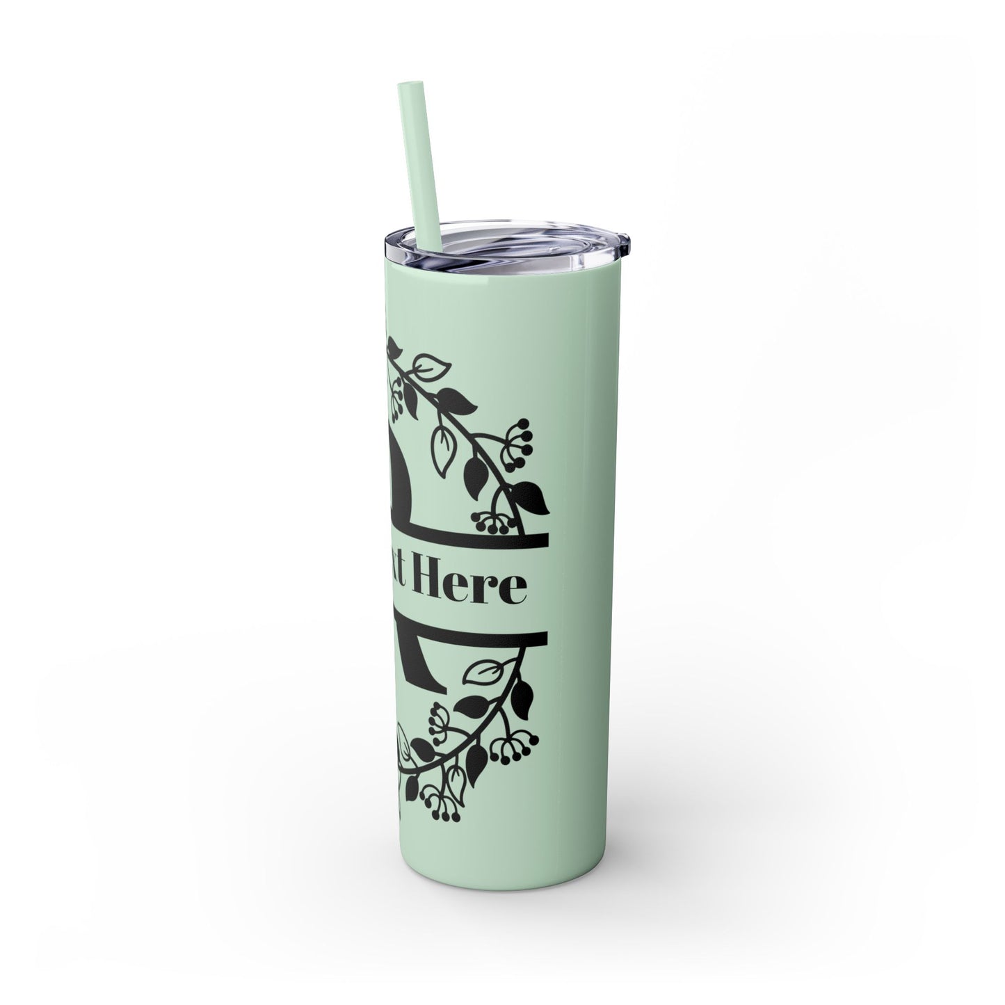 Skinny Tumbler with Straw, 20oz