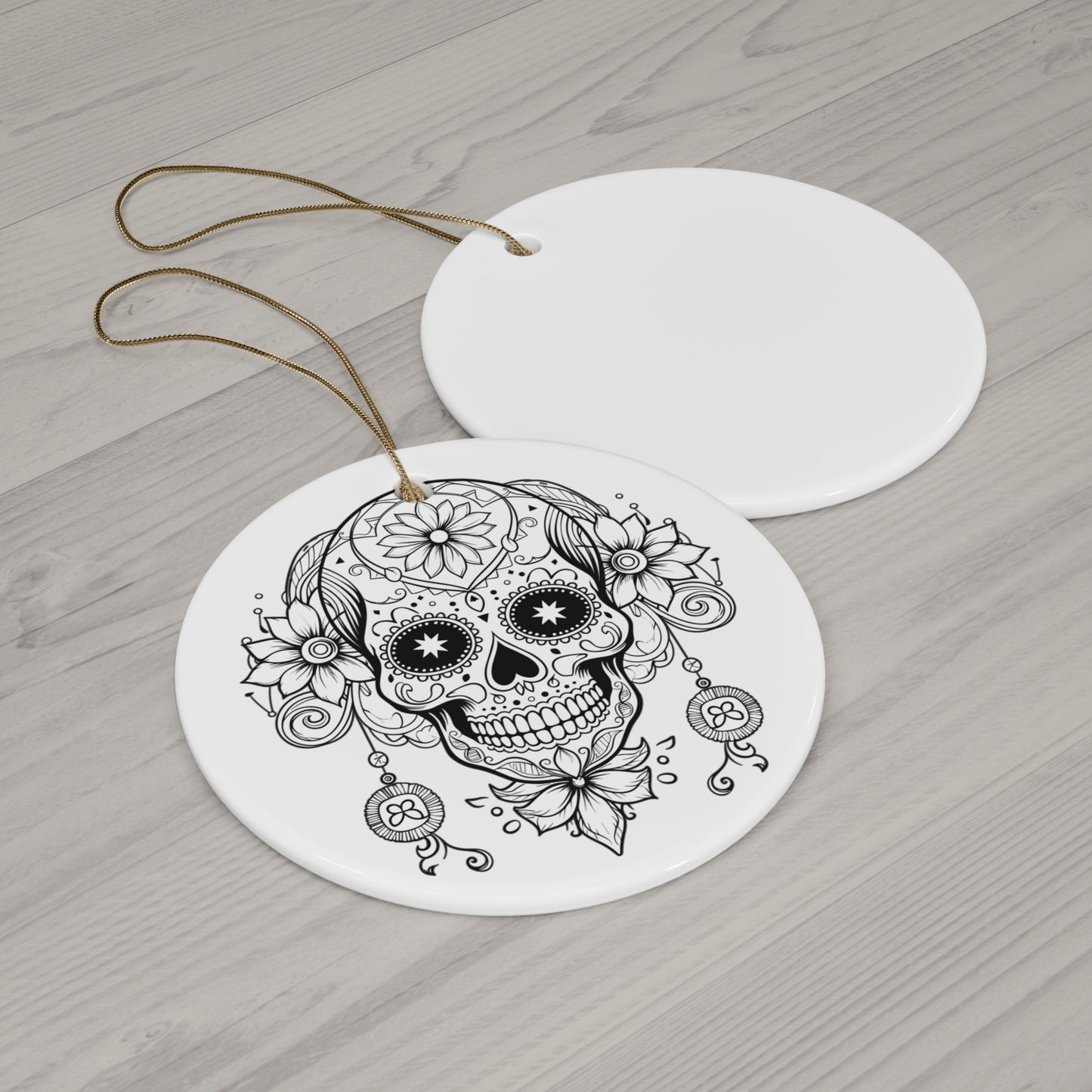 Ceramic Ornament, 4 Shapes