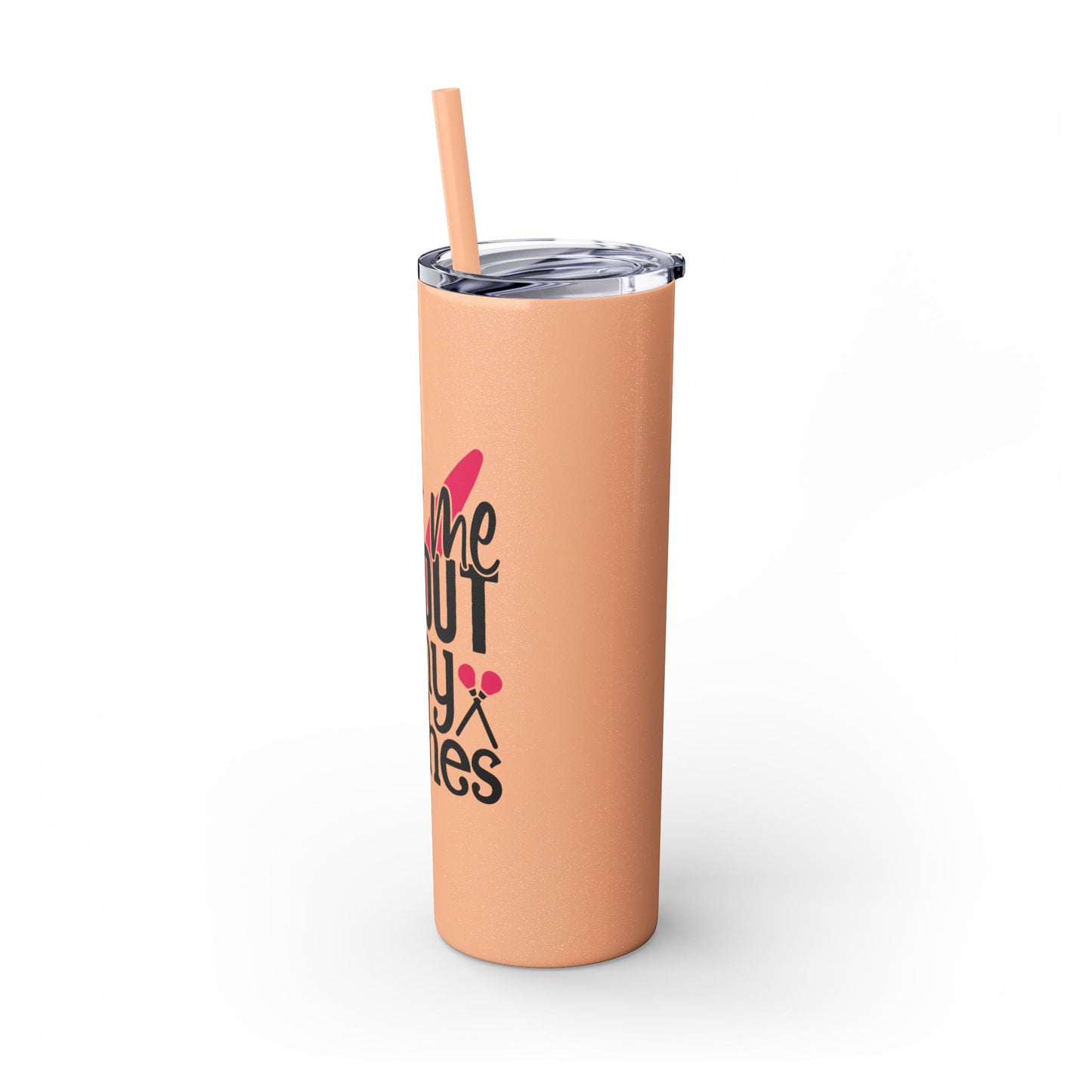 Skinny Tumbler with Straw, 20oz