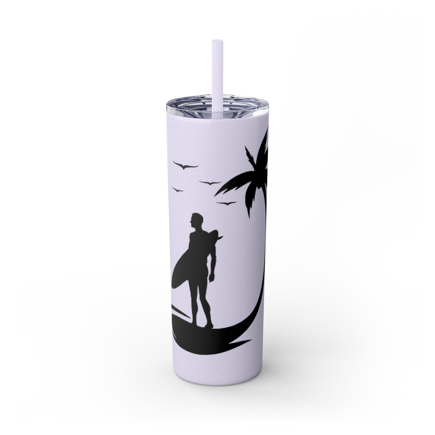Skinny Tumbler with Straw, 20oz