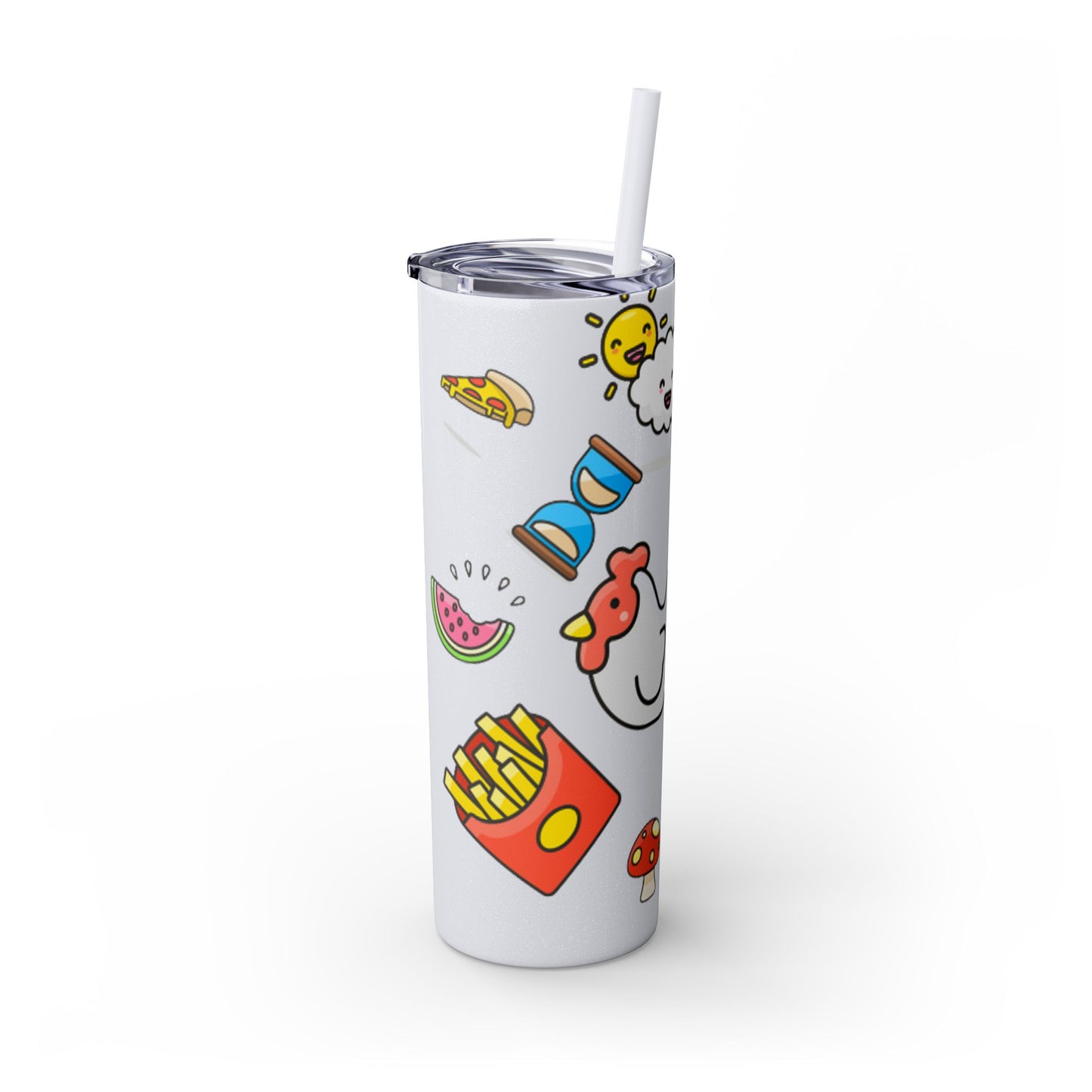 Skinny Tumbler with Straw, 20oz