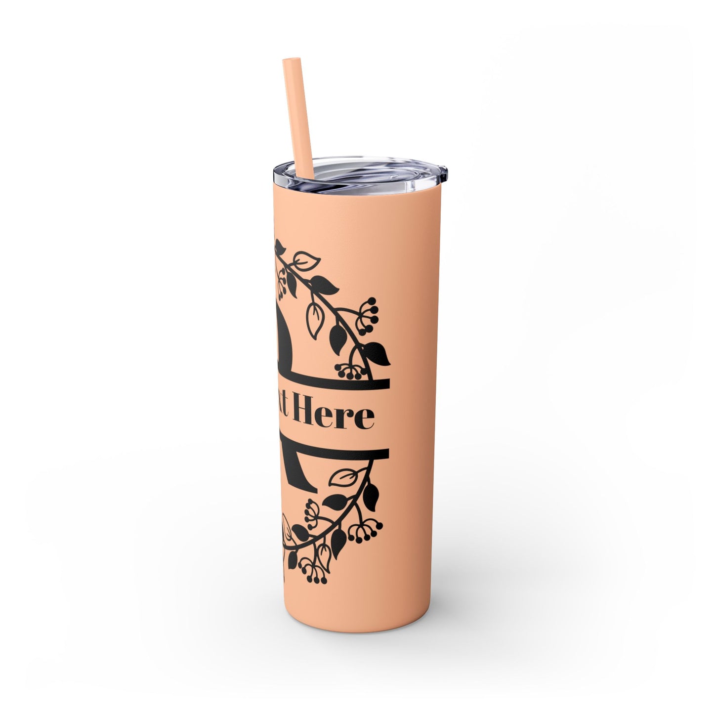 Skinny Tumbler with Straw, 20oz