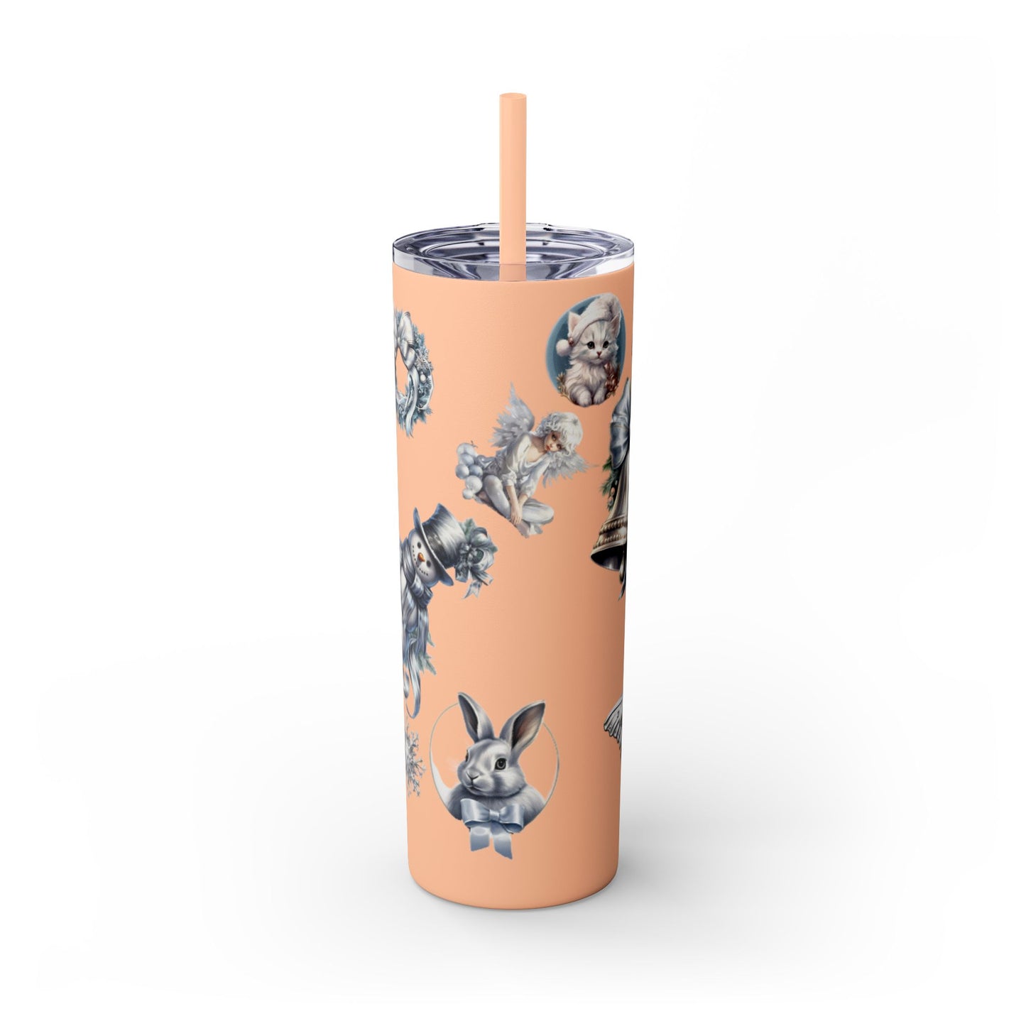 Skinny Tumbler with Straw, 20oz