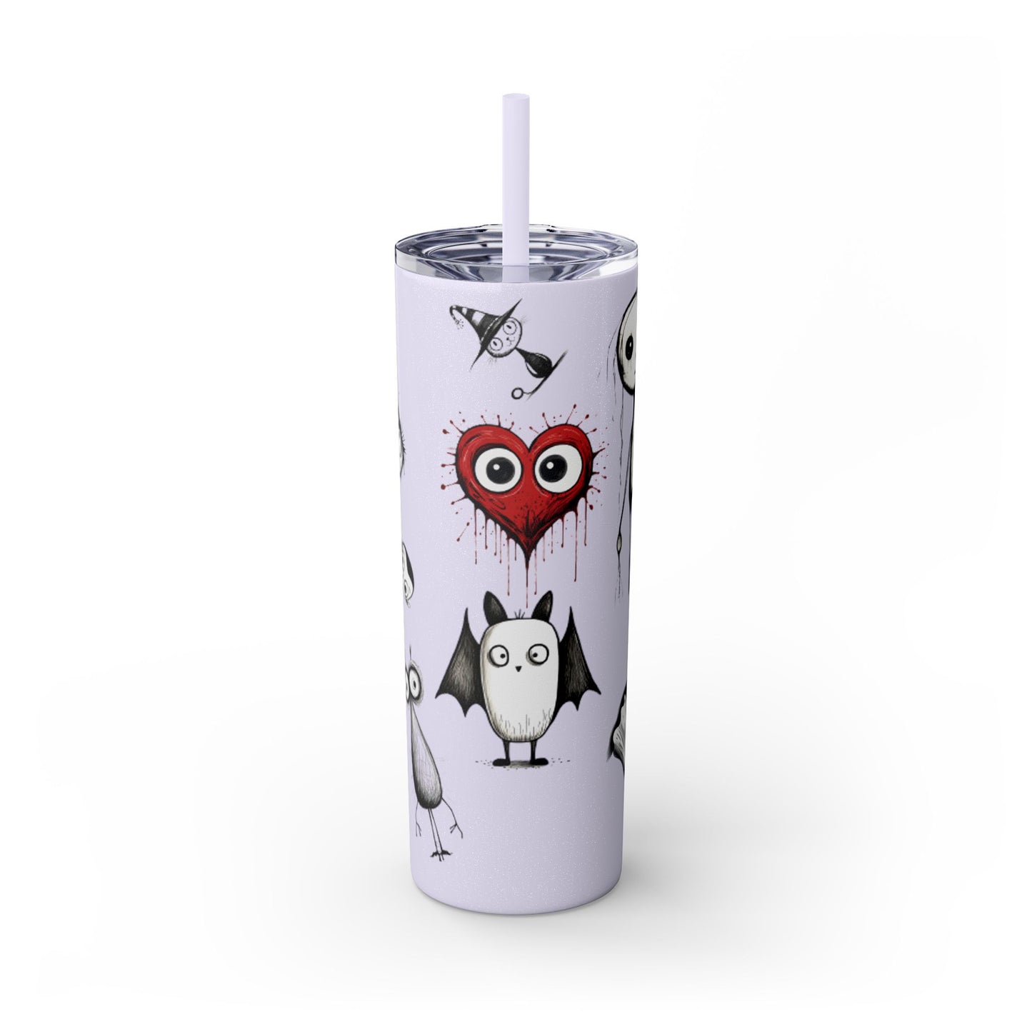 Skinny Tumbler with Straw, 20oz