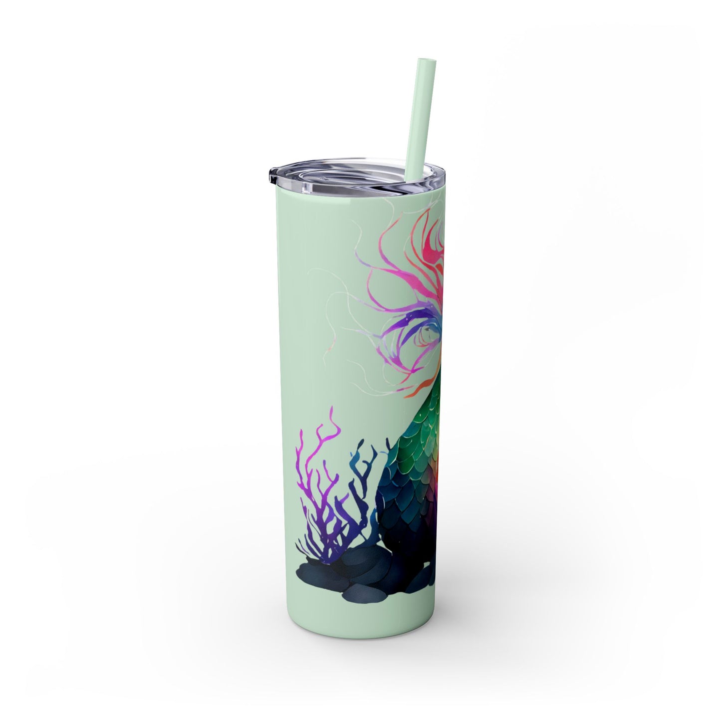 Skinny Tumbler with Straw, 20oz