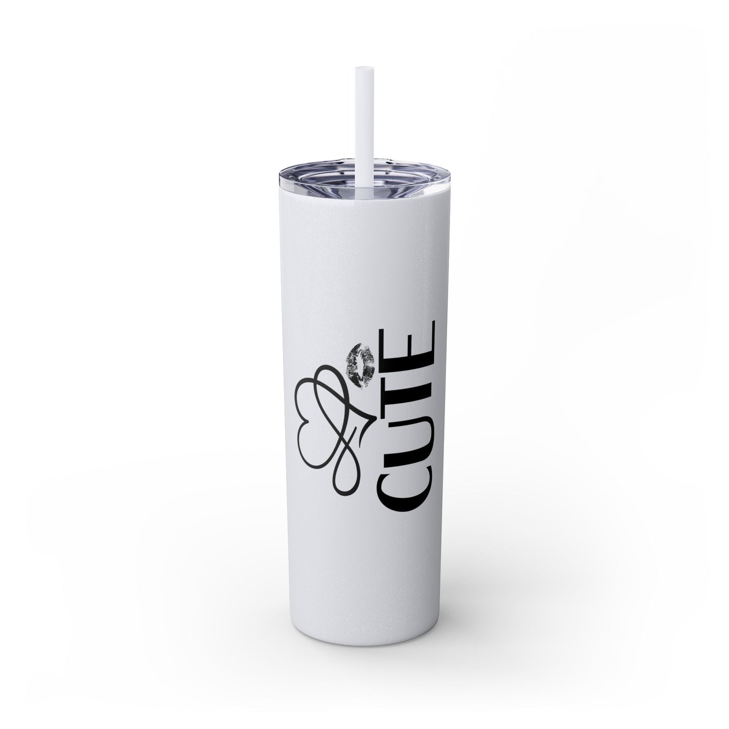 Skinny Tumbler with Straw, 20oz