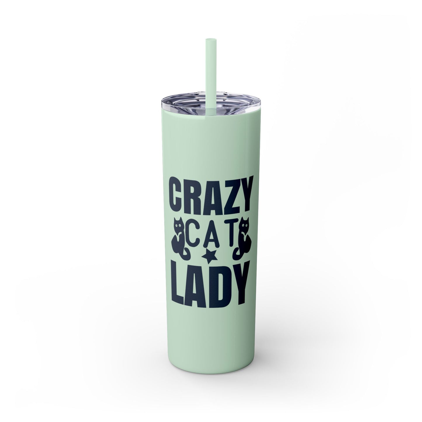 Skinny Tumbler with Straw, 20oz