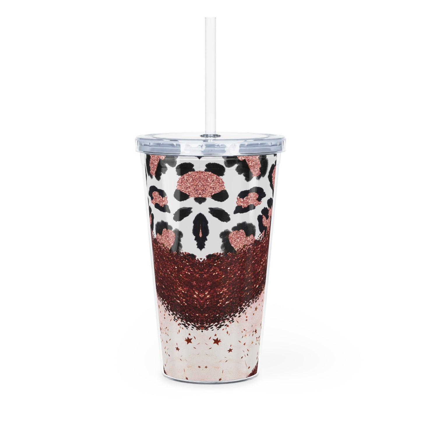 Plastic Tumbler with Straw