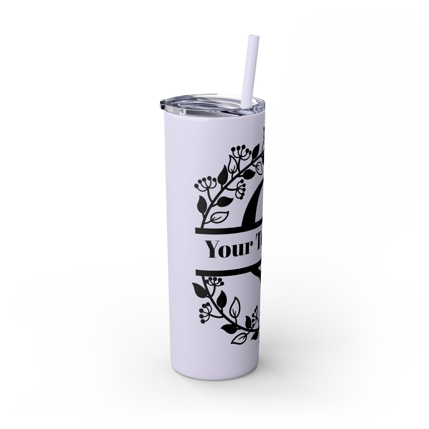 Skinny Tumbler with Straw, 20oz