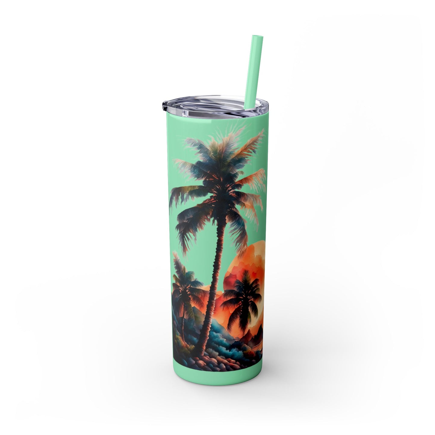 Skinny Tumbler with Straw, 20oz