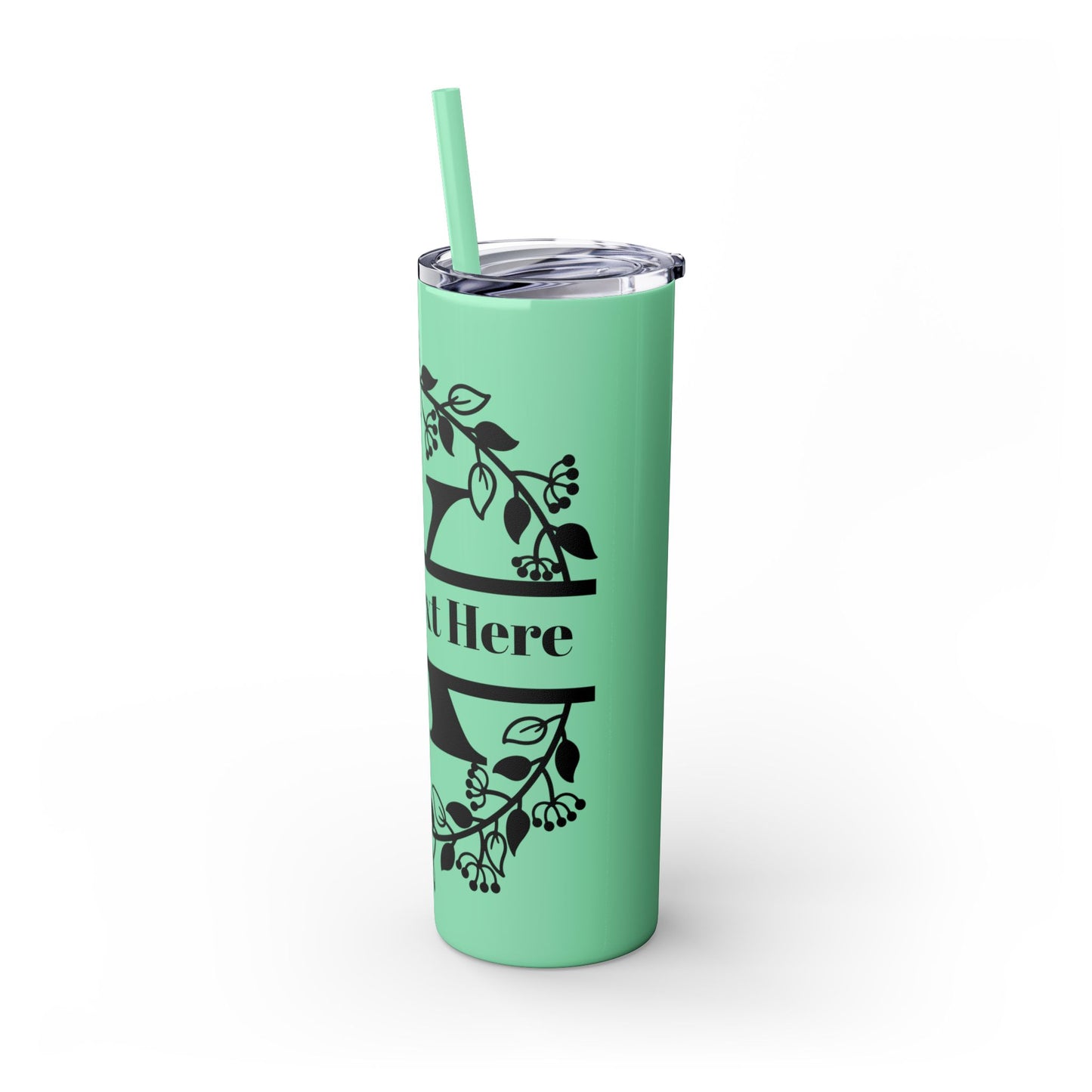 Skinny Tumbler with Straw, 20oz