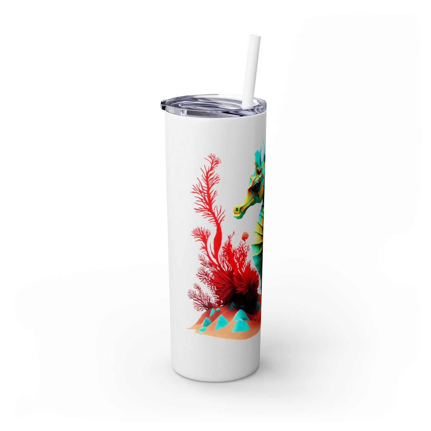 Skinny Tumbler with Straw, 20oz
