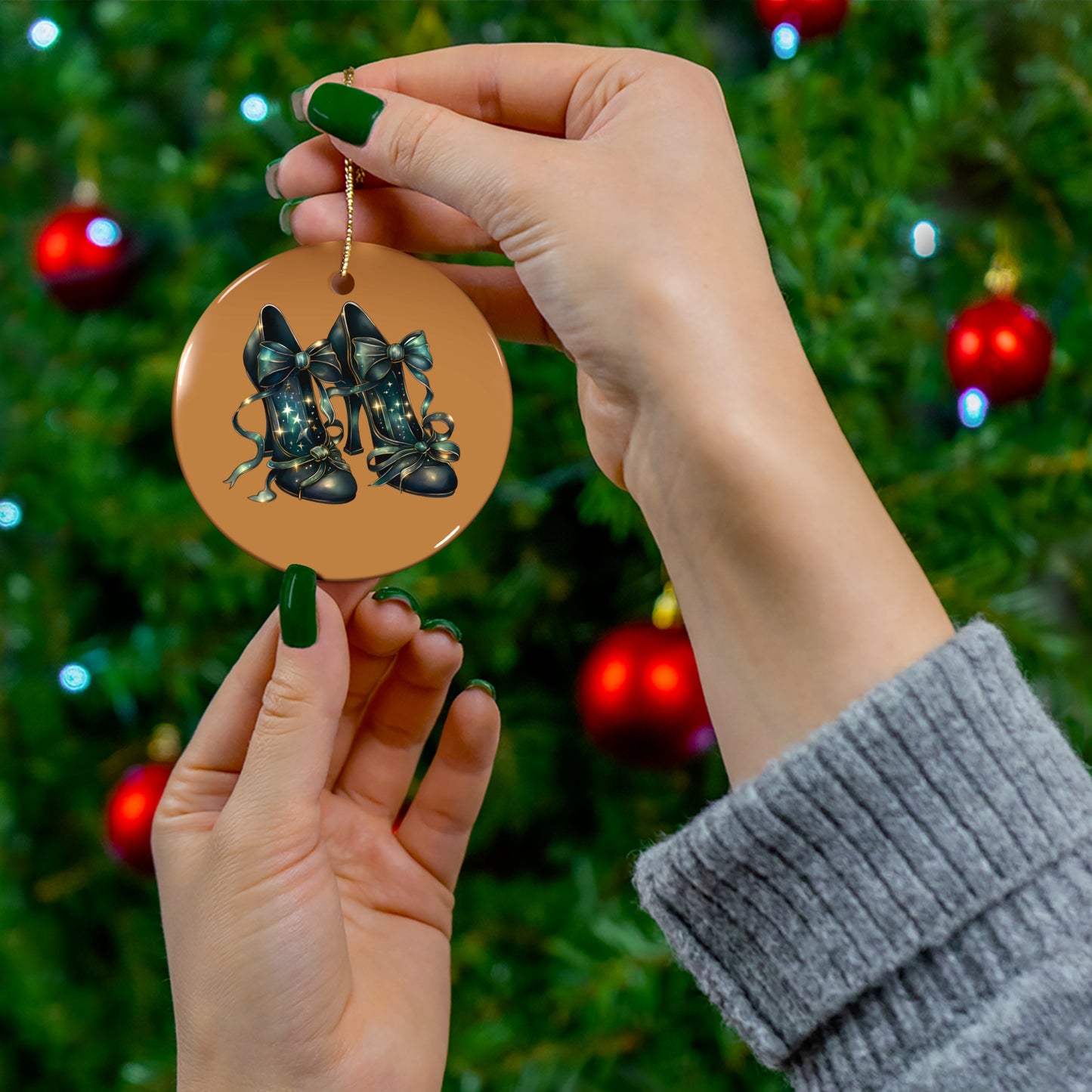 Ceramic Ornament, 4 Shapes