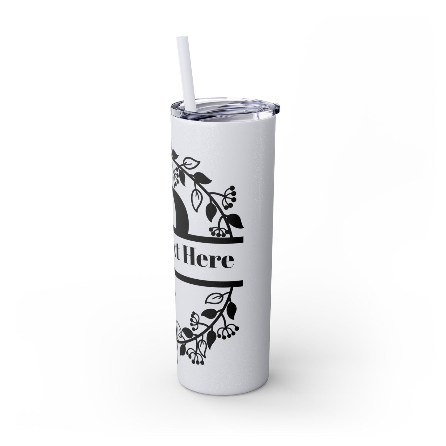 Skinny Tumbler with Straw, 20oz