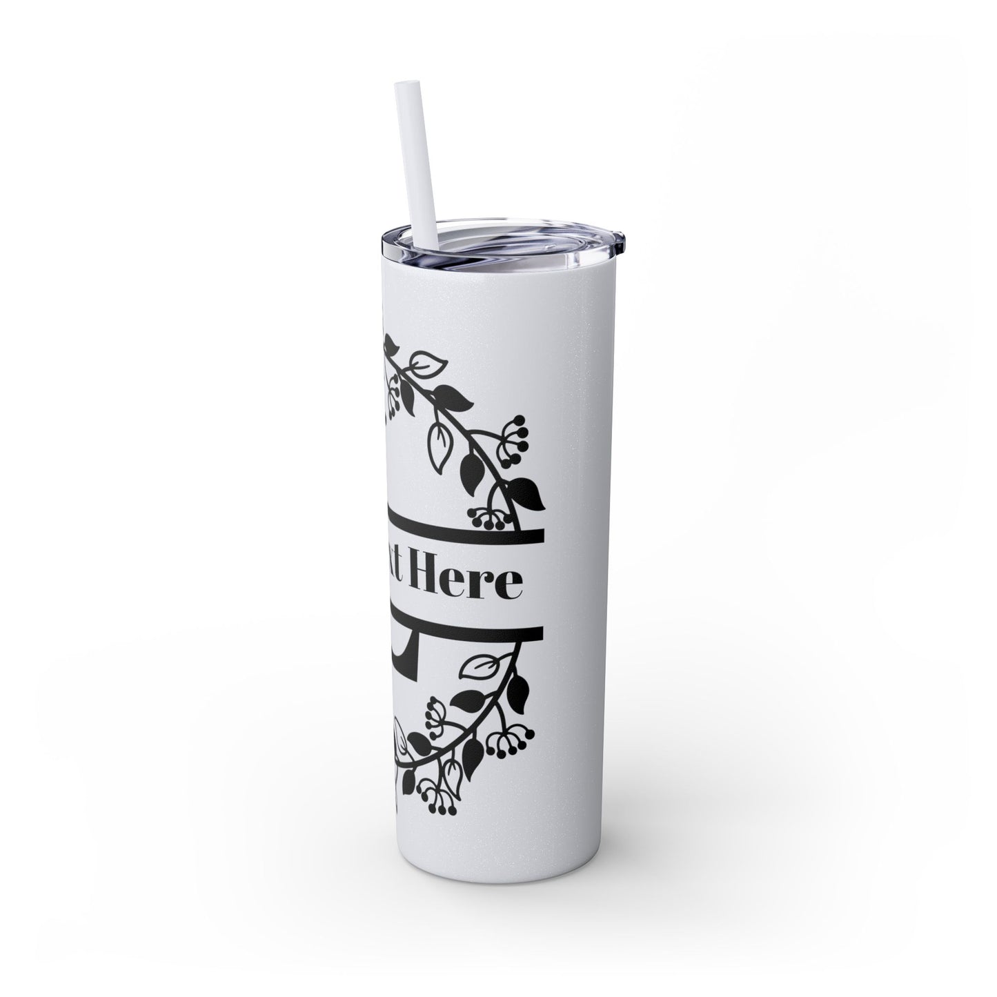 Skinny Tumbler with Straw, 20oz