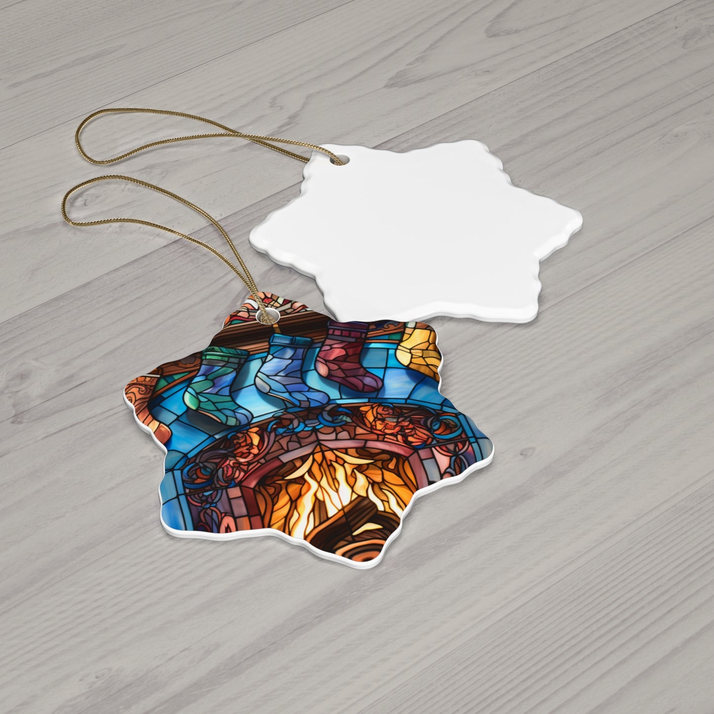 Ceramic Ornament, 4 Shapes