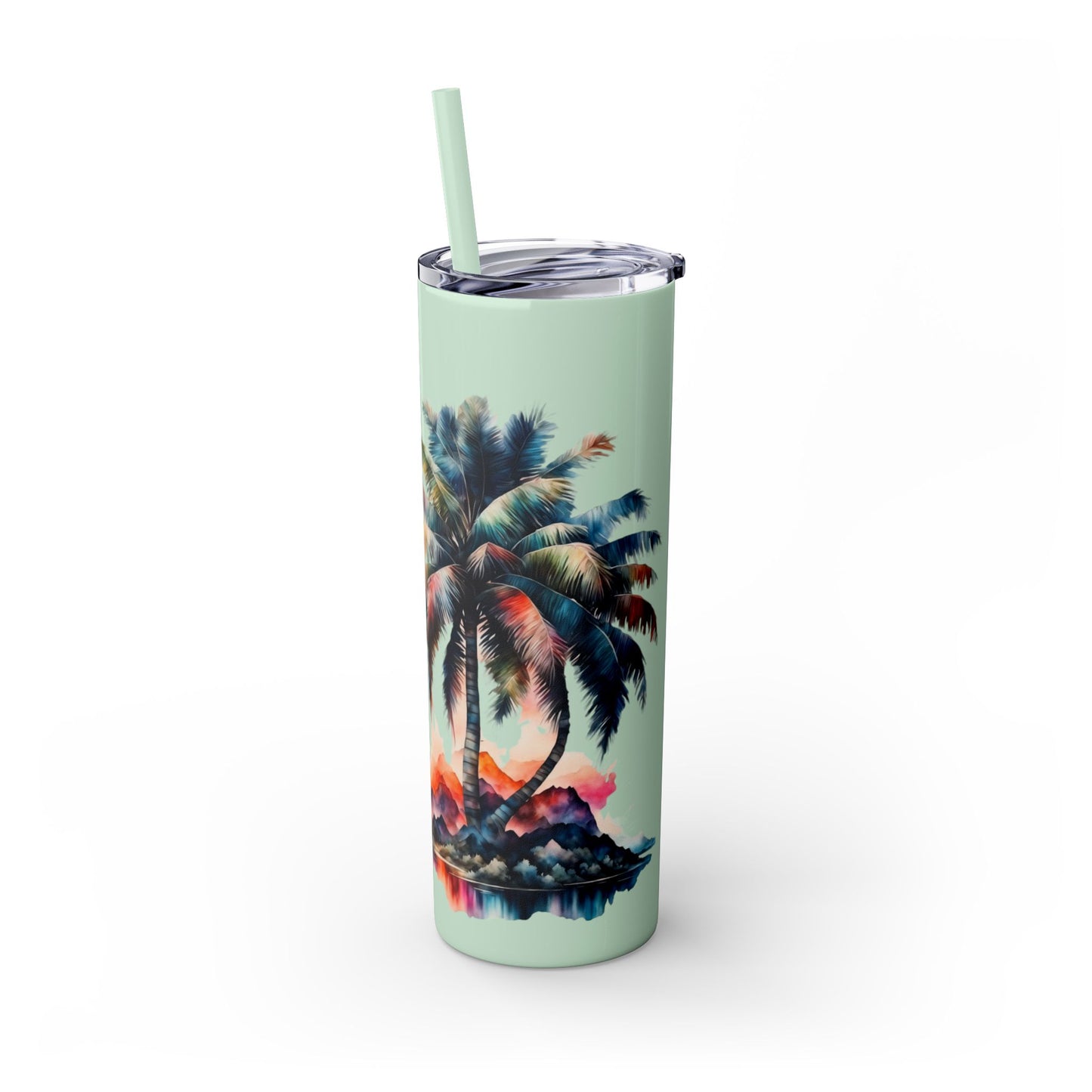 Skinny Tumbler with Straw, 20oz