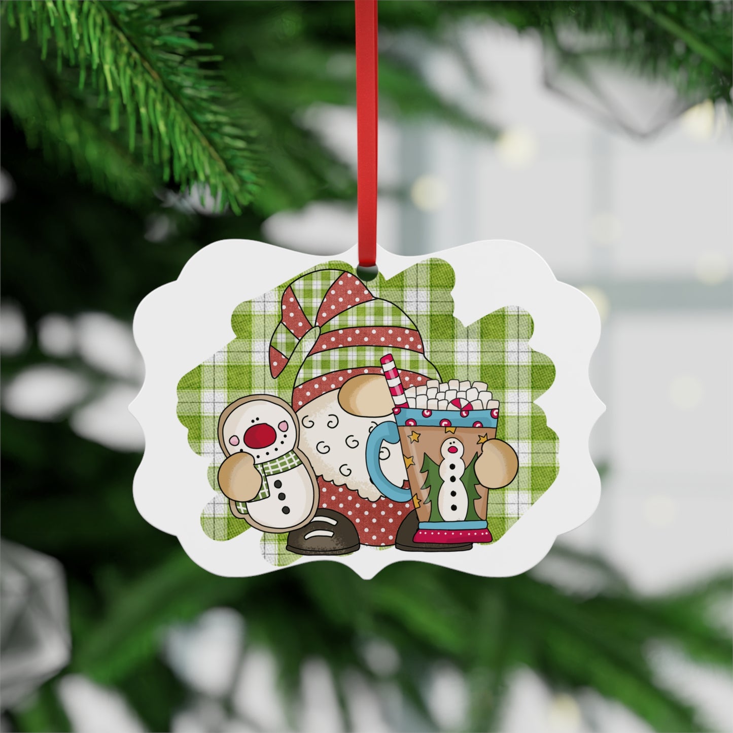 Metal Plaque Ornament