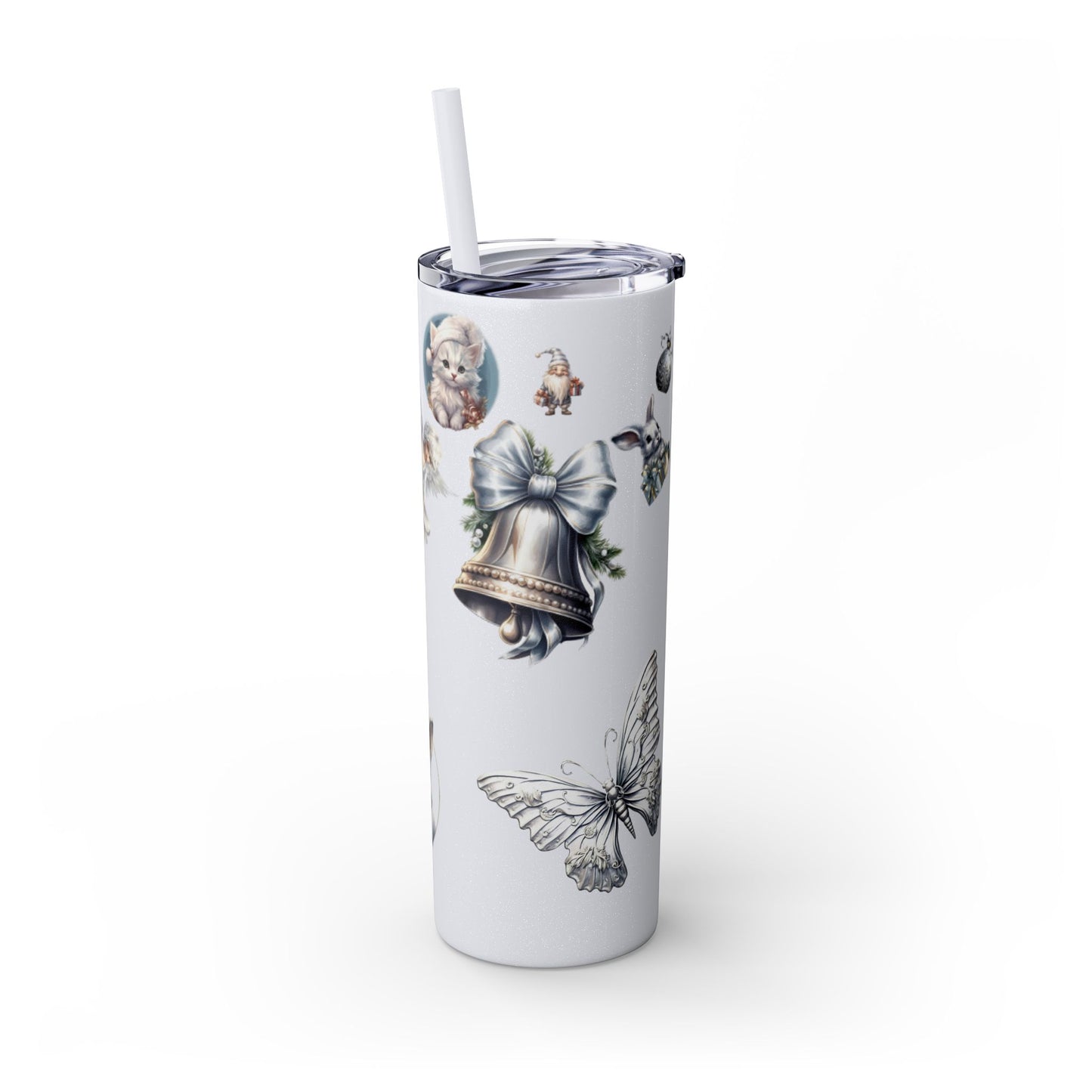 Skinny Tumbler with Straw, 20oz