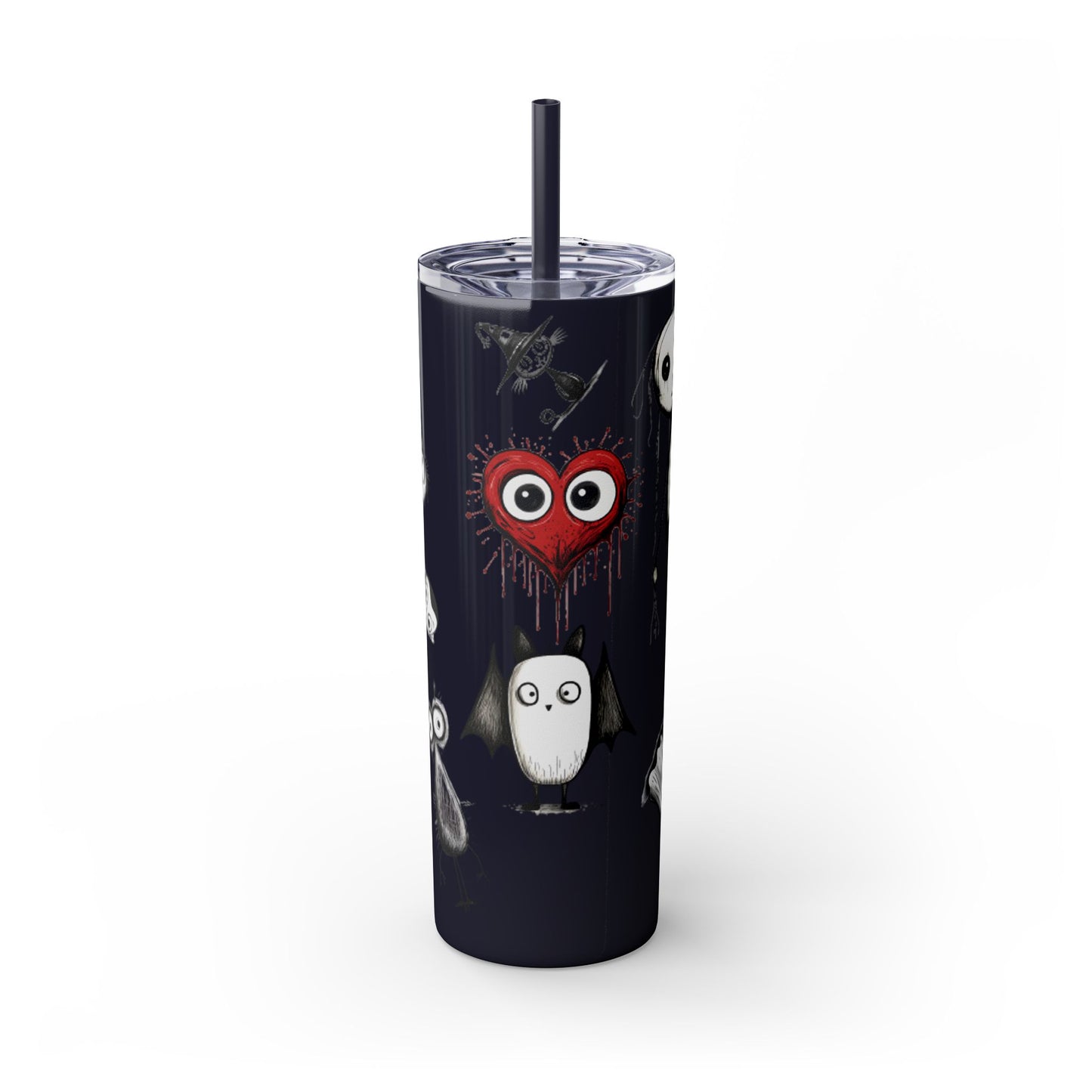 Skinny Tumbler with Straw, 20oz