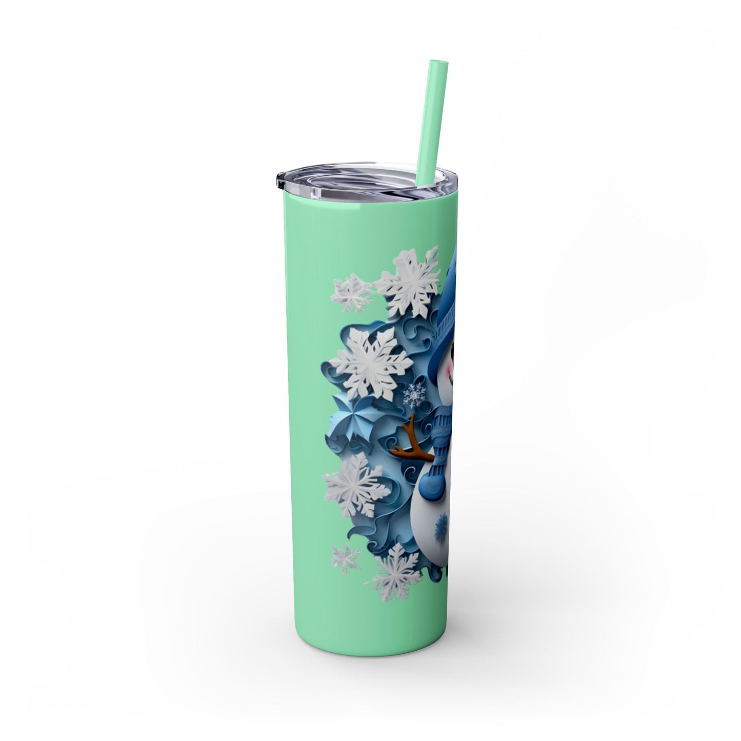 Skinny Tumbler with Straw, 20oz