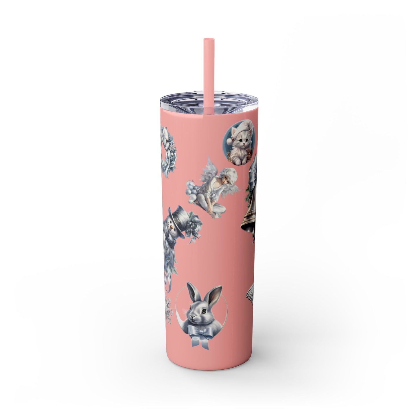 Skinny Tumbler with Straw, 20oz