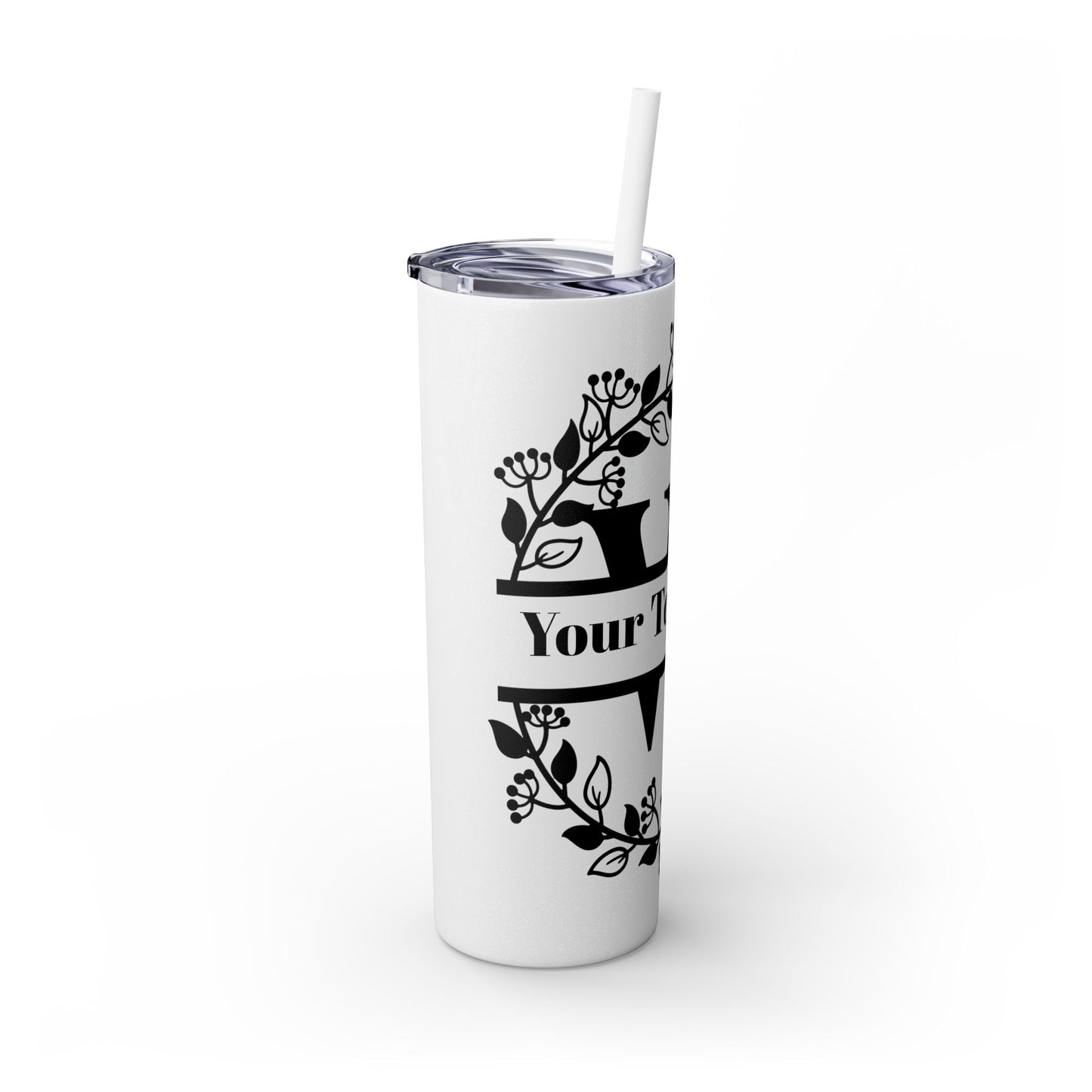 Skinny Tumbler with Straw, 20oz