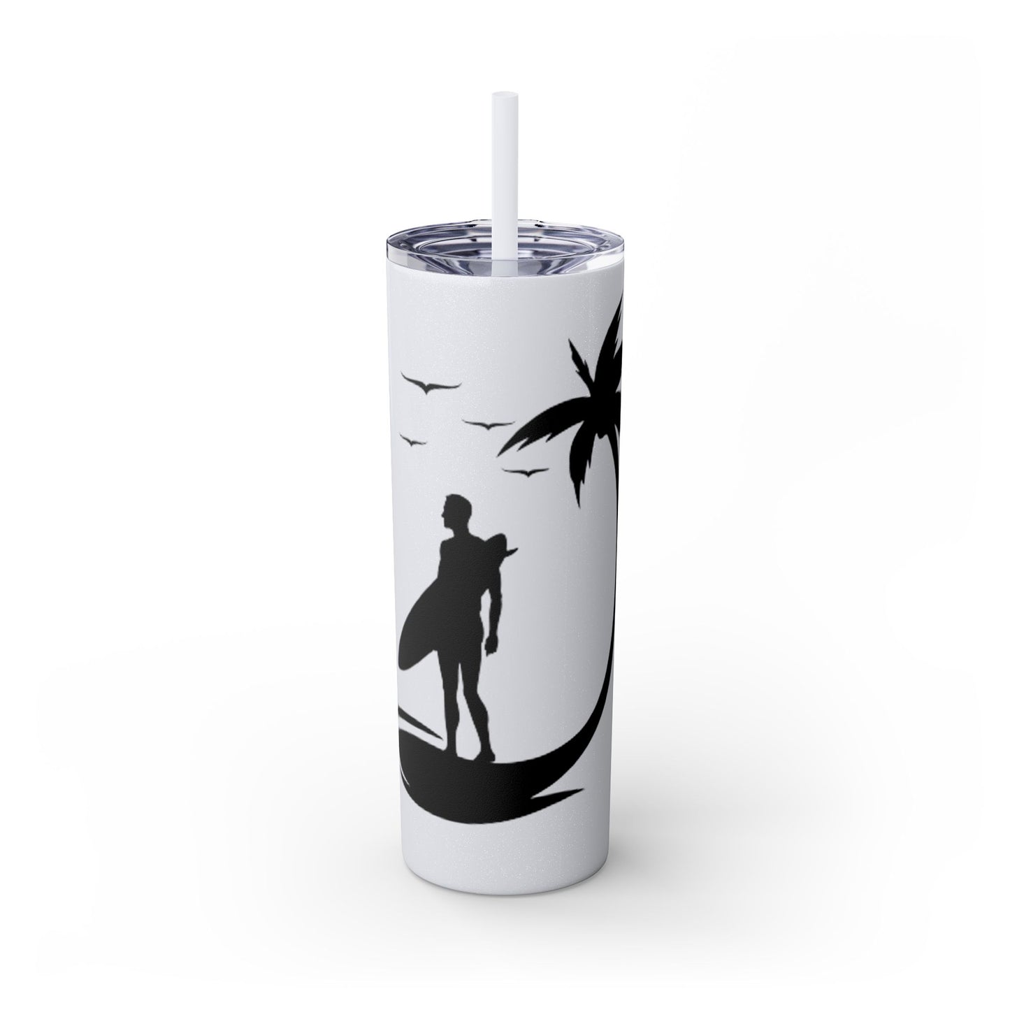 Skinny Tumbler with Straw, 20oz