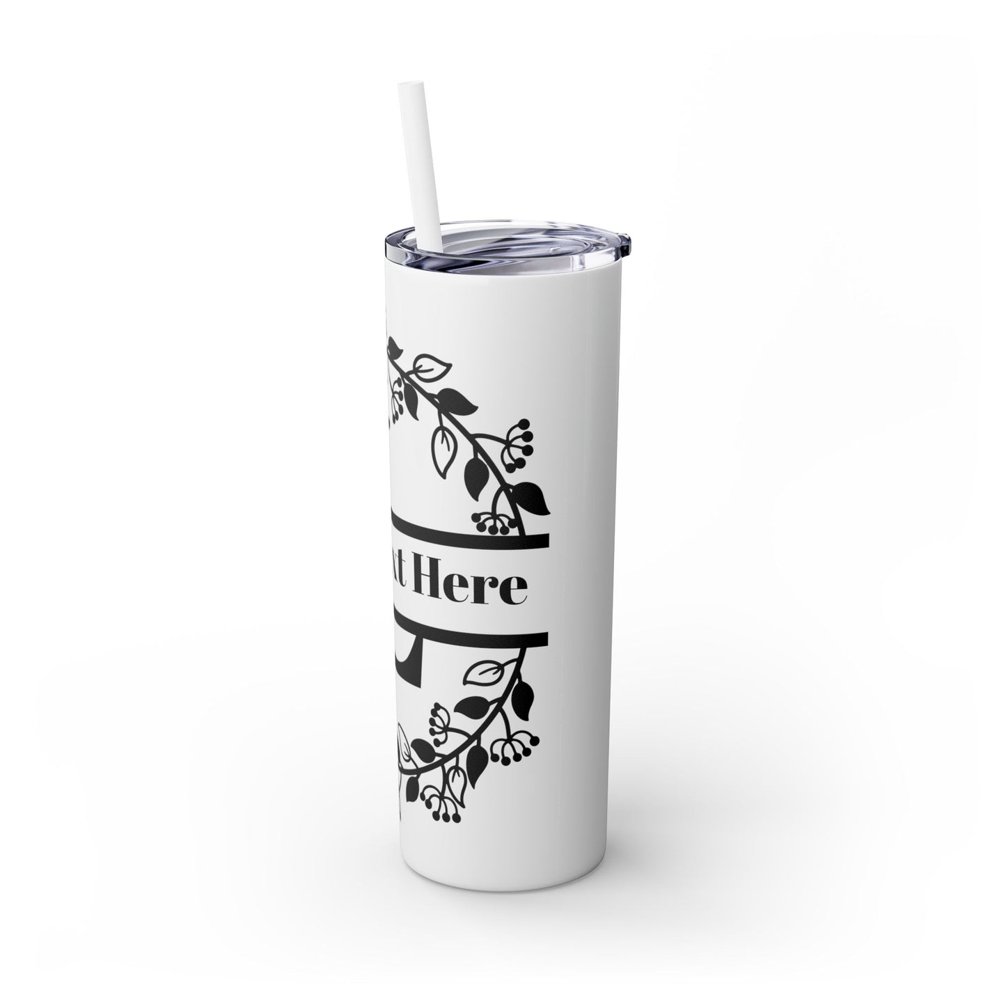 Skinny Tumbler with Straw, 20oz