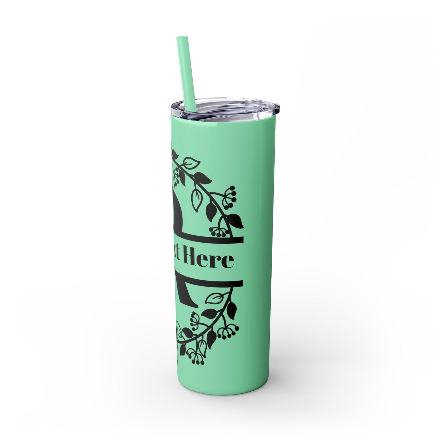Skinny Tumbler with Straw, 20oz