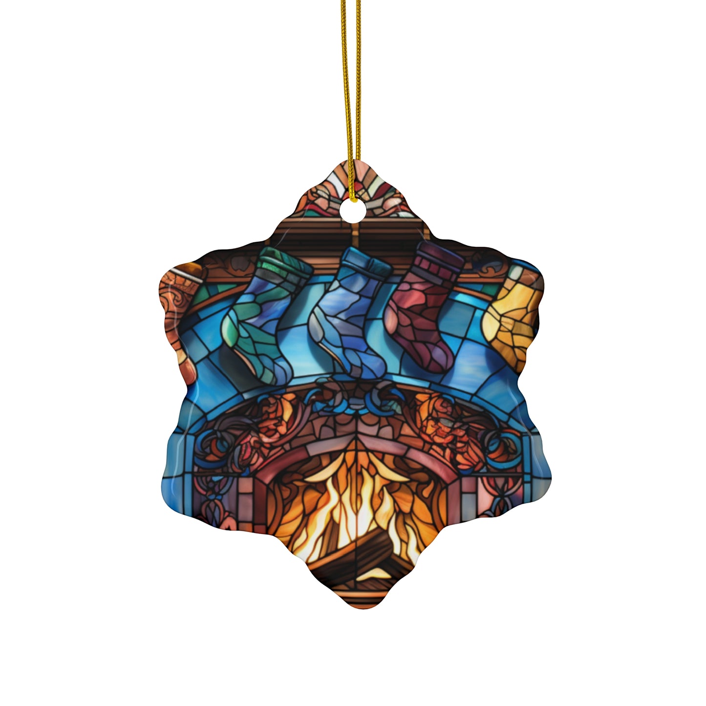 Ceramic Ornament, 4 Shapes