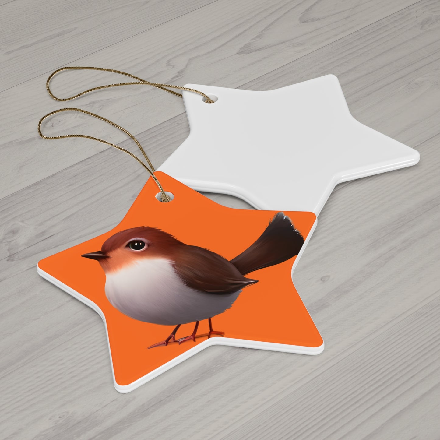 Ceramic Ornament, 4 Shapes