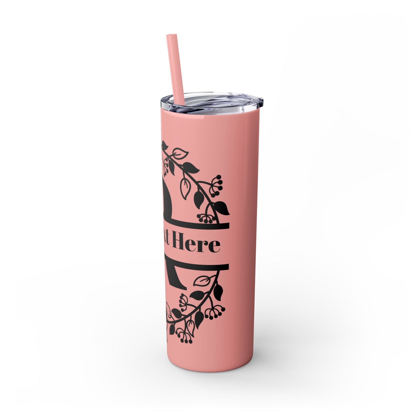 Skinny Tumbler with Straw, 20oz