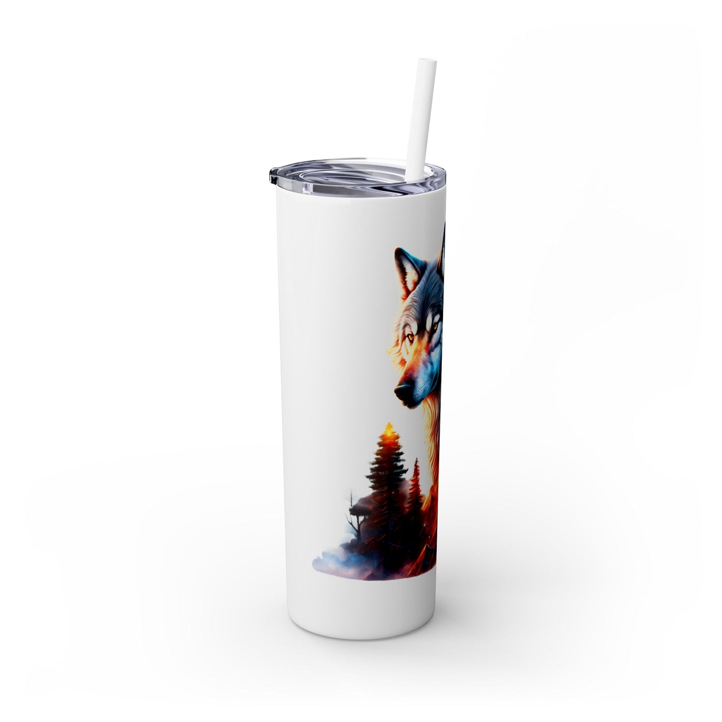 Skinny Tumbler with Straw, 20oz