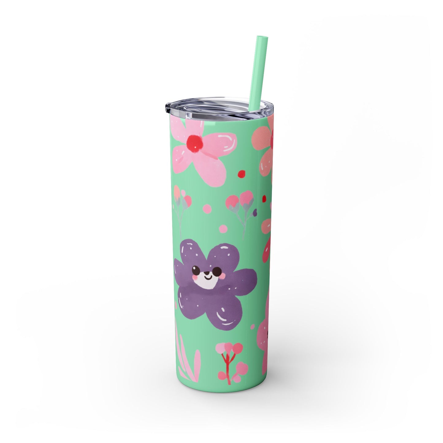 Skinny Tumbler with Straw, 20oz