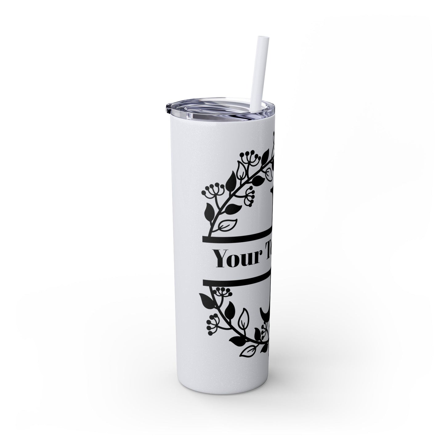 Skinny Tumbler with Straw, 20oz
