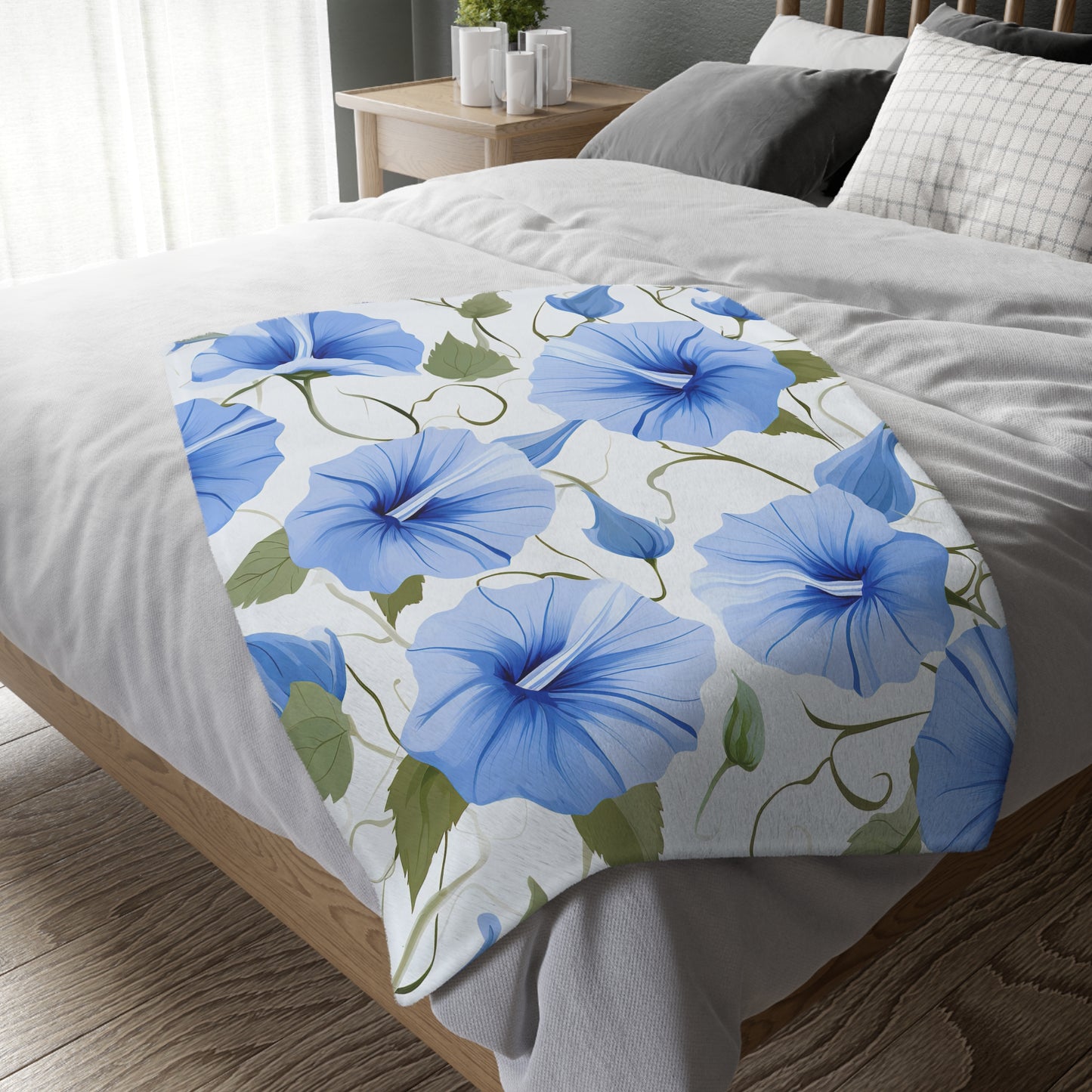 Velveteen Minky Blanket (Two-sided print)