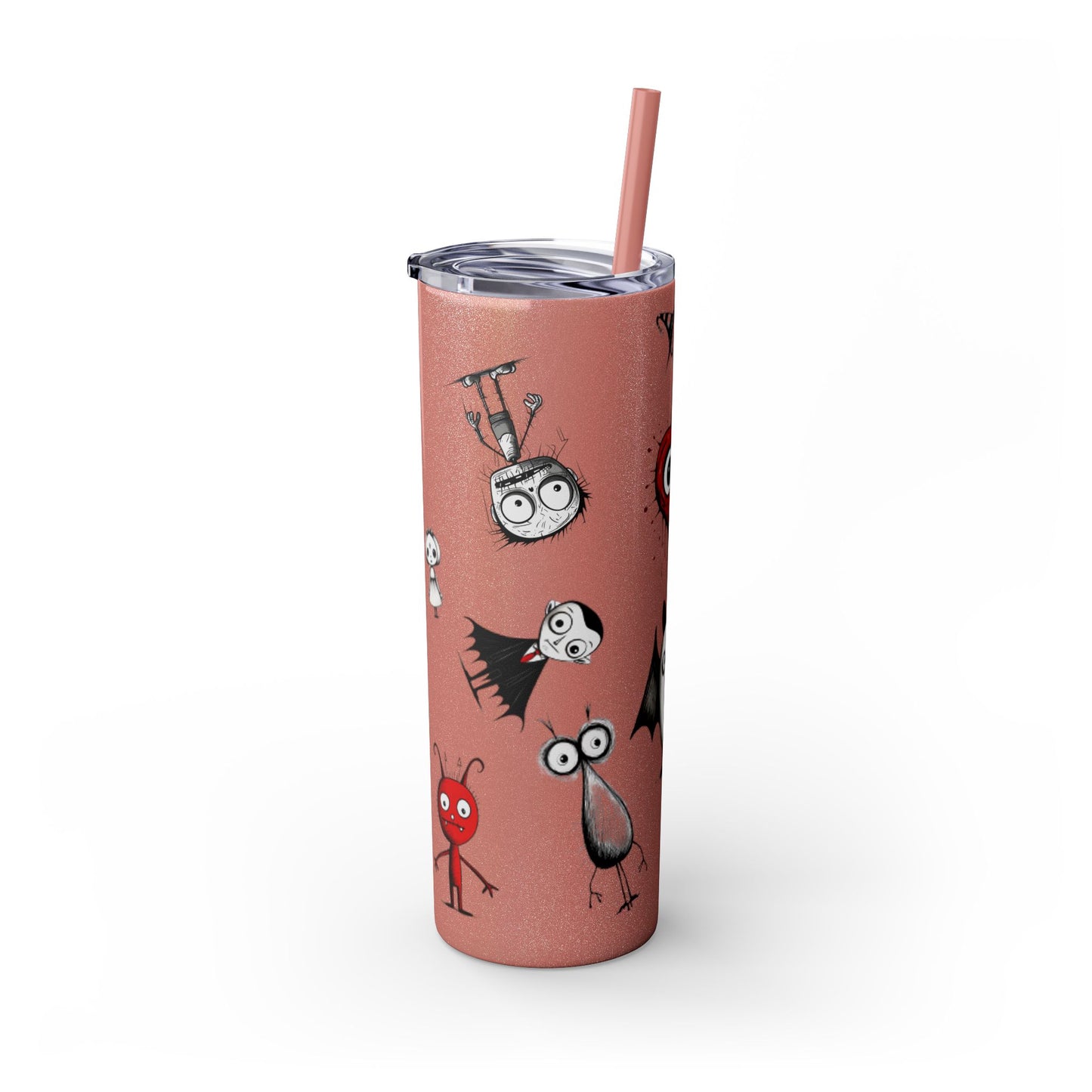 Skinny Tumbler with Straw, 20oz
