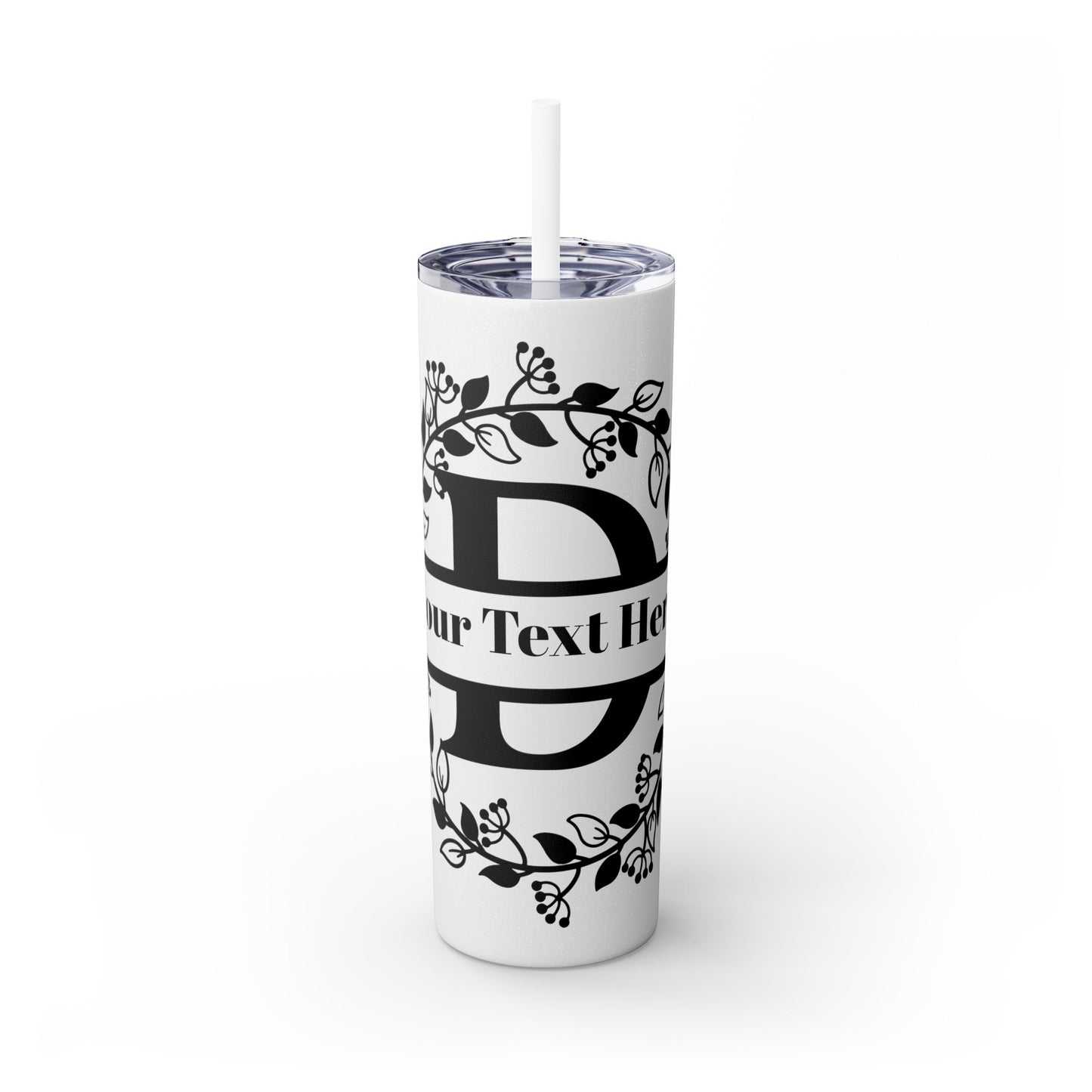 Skinny Tumbler with Straw, 20oz