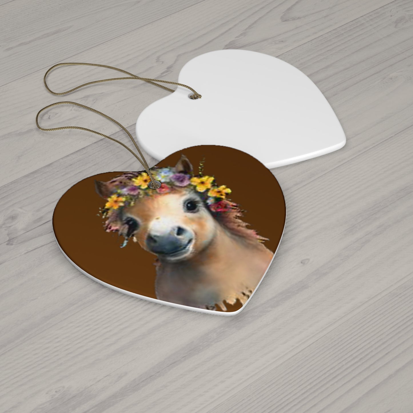 Ceramic Ornament, 4 Shapes
