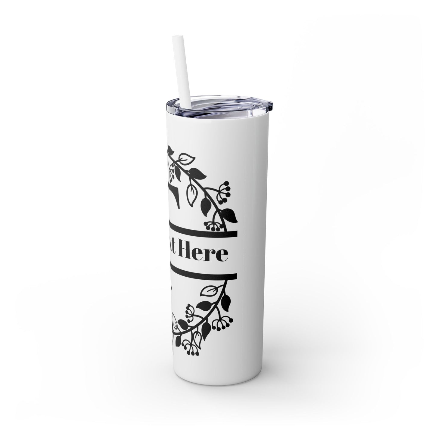 Skinny Tumbler with Straw, 20oz