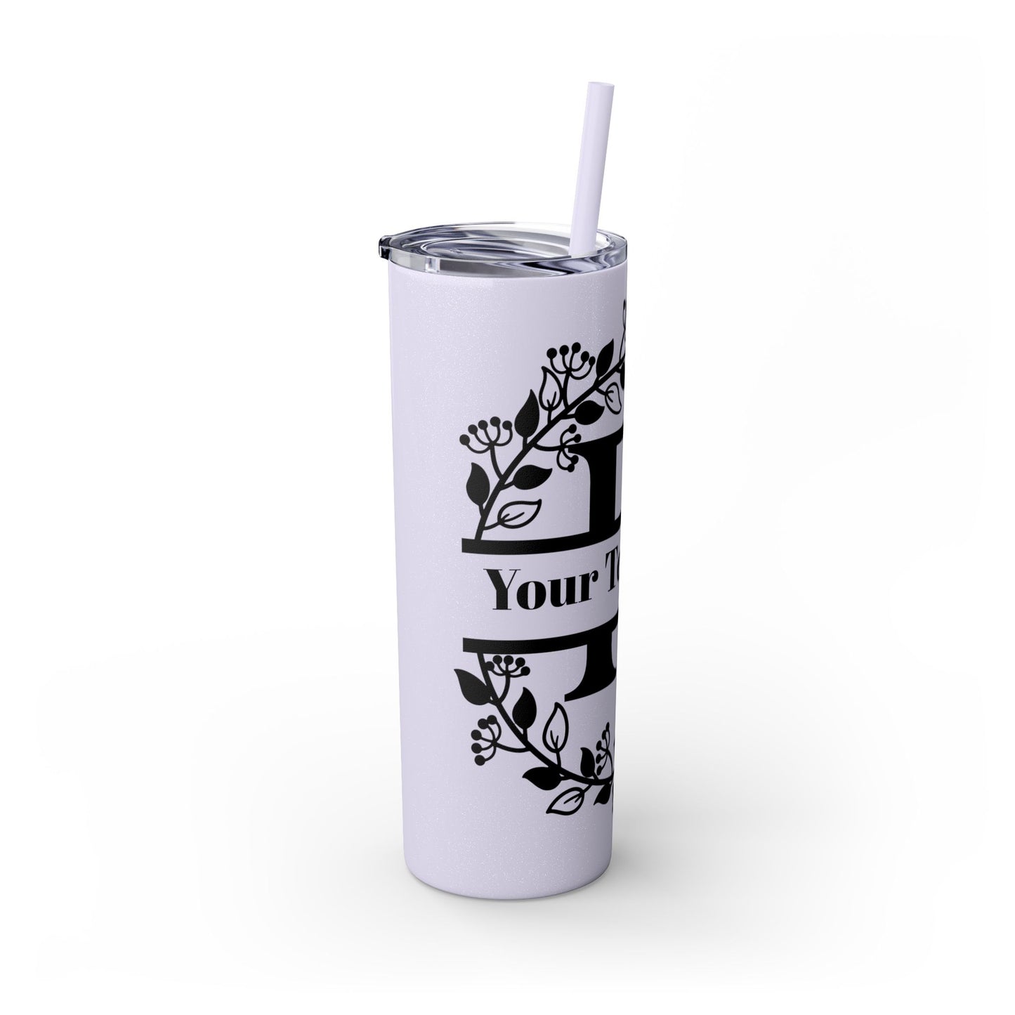 Skinny Tumbler with Straw, 20oz
