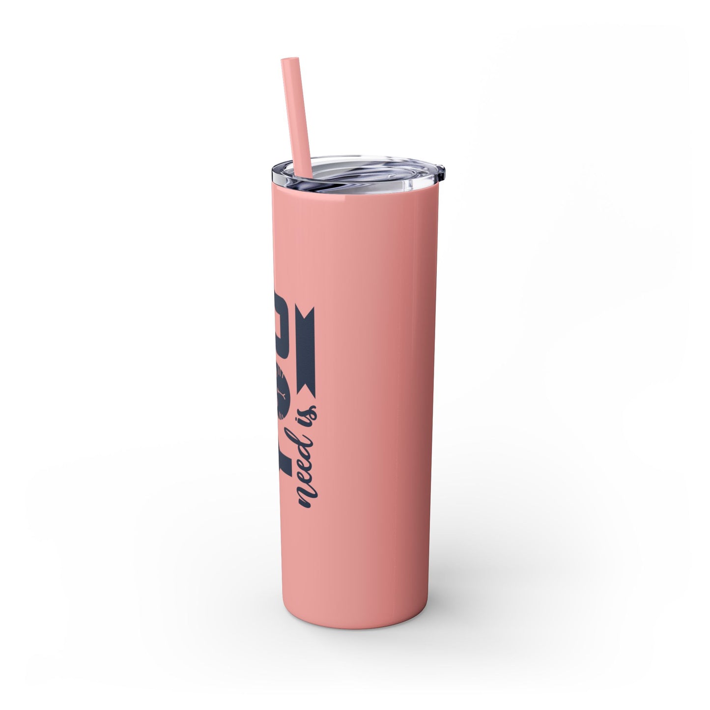 Skinny Tumbler with Straw, 20oz