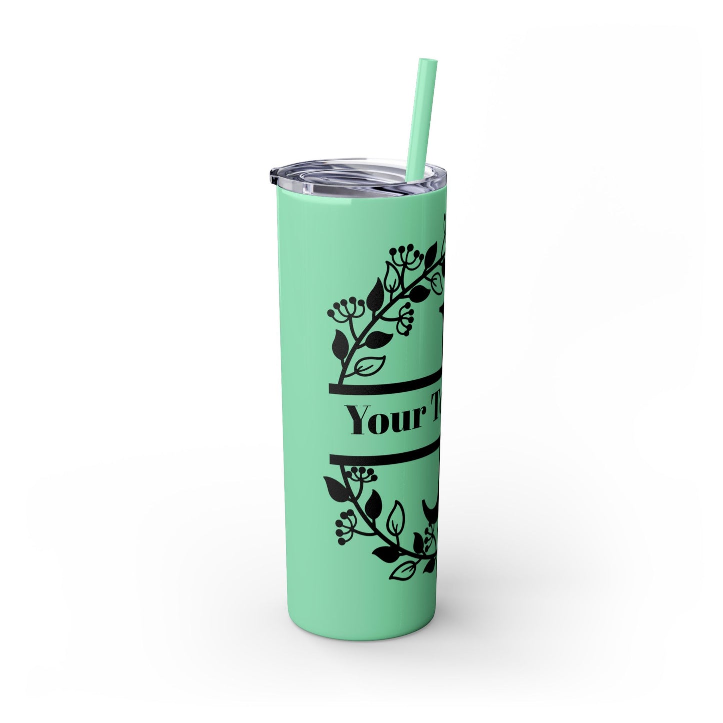 Skinny Tumbler with Straw, 20oz