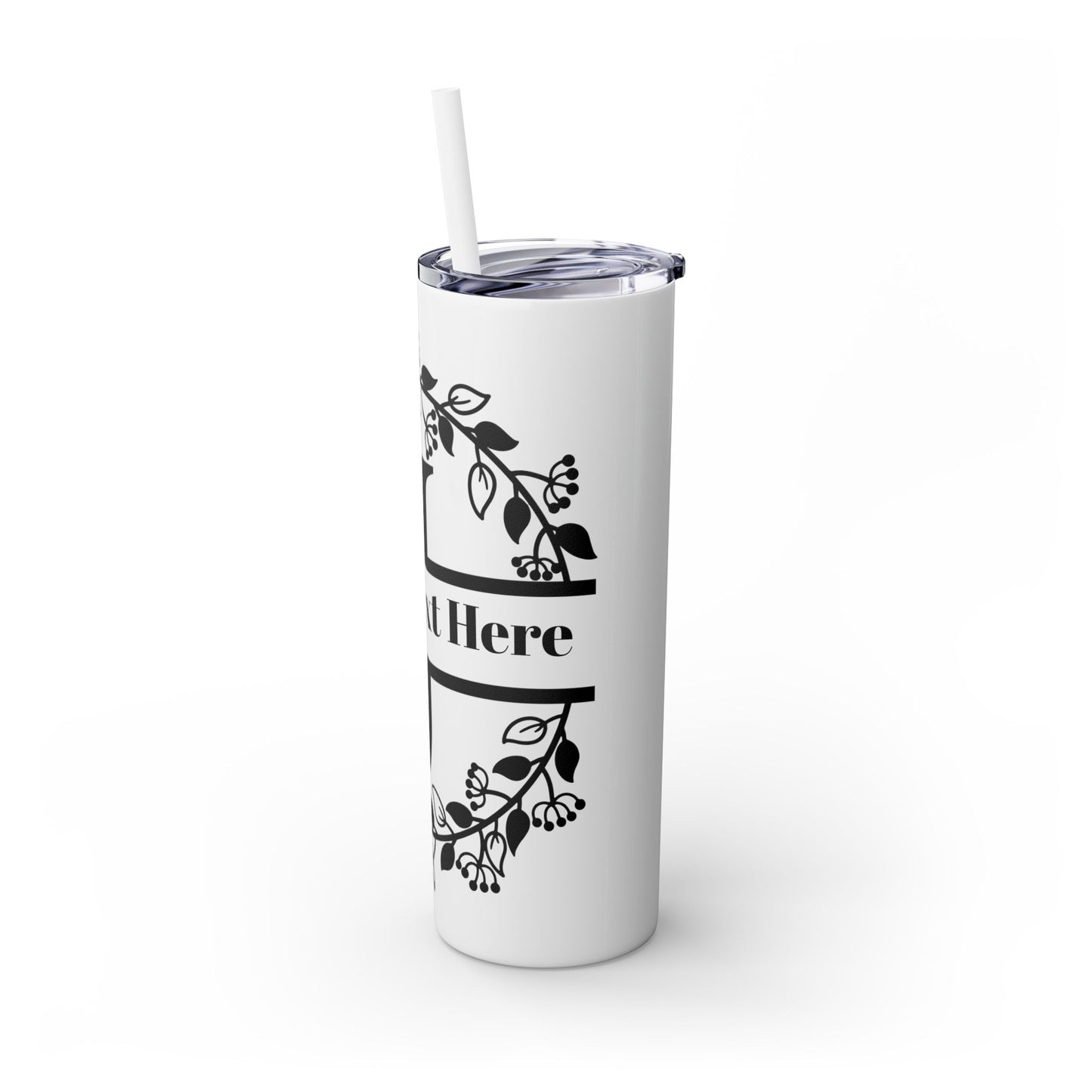 Skinny Tumbler with Straw, 20oz